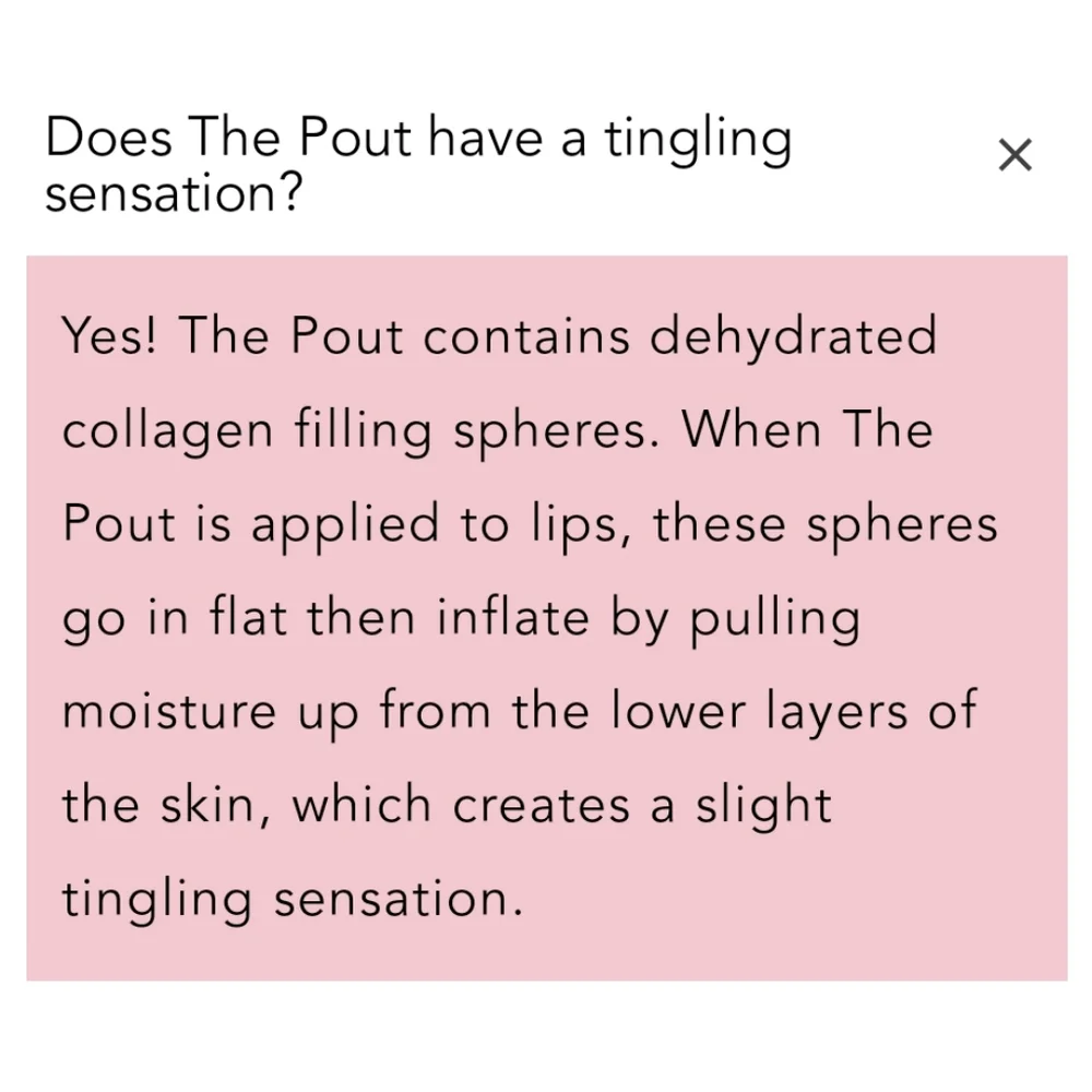 🆕️The Pout Volumizing Lip Serum Shimmering Champagne 🌹 ✨️ 😍